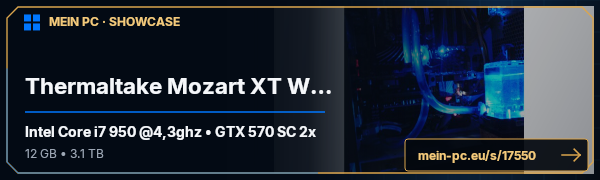 PC-Showcase Thermaltake Mozart XT Wakü von Combi auf MEIN PC