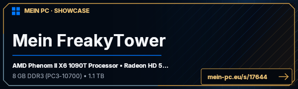 PC-Showcase Mein FreakyTower von Fantomas auf MEIN PC