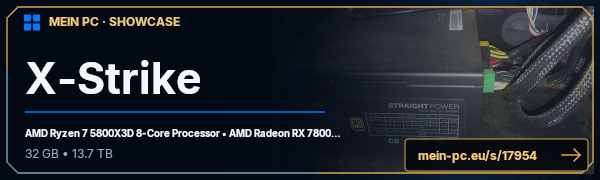 PC-Showcase X-Strike von hyperx auf MEIN PC