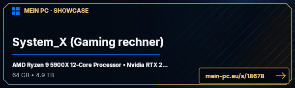 PC-Showcase System_X (Gaming rechner) von System_X auf MEIN PC