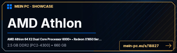 PC-Showcase AMD Athlon von Cyber_58 auf MEIN PC