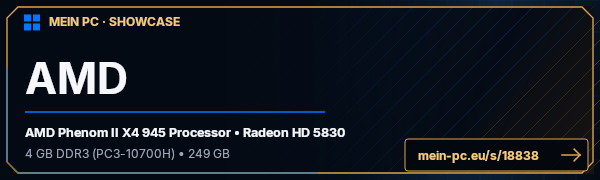 PC-Showcase AMD von theSOADgoesAMD auf MEIN PC