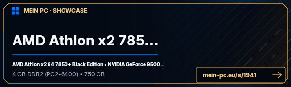 PC-Showcase AMD Athlon x2 7850+ von Deeluxe_ auf MEIN PC