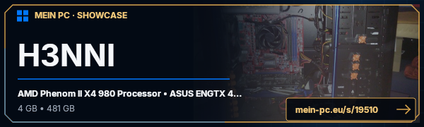PC-Showcase H3NNI von 4H3NNI4 auf MEIN PC