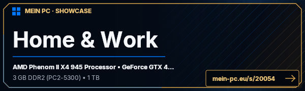 PC-Showcase Home & Work von syntex9 auf MEIN PC