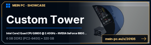 PC-Showcase Custom Tower von El Borsti auf MEIN PC