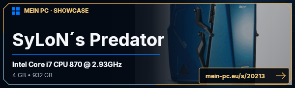 PC-Showcase SyLoN´s Predator von Mejkor auf MEIN PC