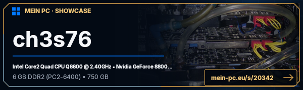 PC-Showcase ch3s76 von ch3s76 auf MEIN PC