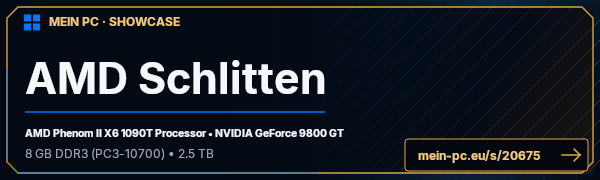 PC-Showcase AMD Schlitten von Bòó auf MEIN PC