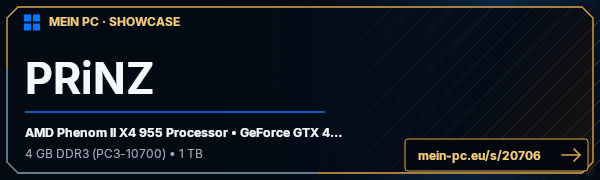 PC-Showcase PRiNZ von PRiNZ auf MEIN PC