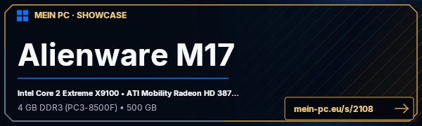 PC-Showcase Alienware M17 von a4_v6 auf MEIN PC