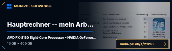 PC-Showcase Hauptrechner -- mein Arbeitspferd von Jogi auf MEIN PC