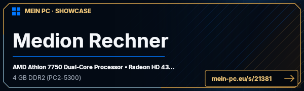 PC-Showcase Medion Rechner von halomaster14 auf MEIN PC