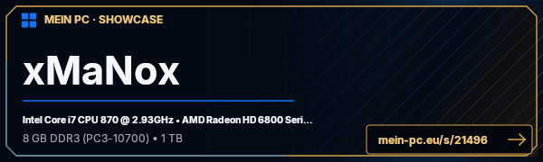 PC-Showcase xMaNox von xMaNox auf MEIN PC