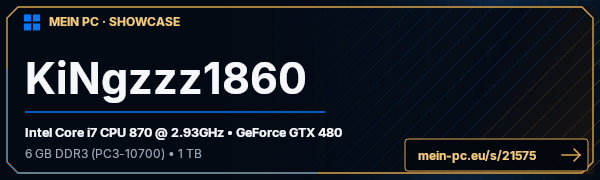 PC-Showcase KiNgzzz1860 von Kingzzz1860 auf MEIN PC