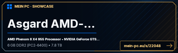 PC-Showcase Asgard AMD-X4 von MasterDogg auf MEIN PC