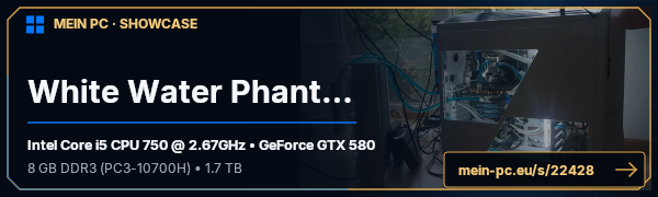 PC-Showcase White Water Phantom von shiniisback auf MEIN PC