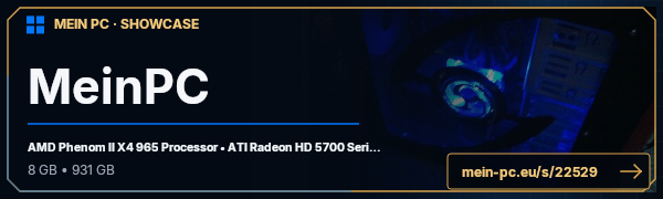 PC-Showcase MeinPC von R1ZZ3R auf MEIN PC