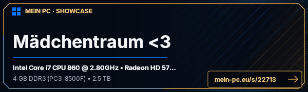PC-Showcase Mädchentraum <3 von Dreamdancer auf MEIN PC
