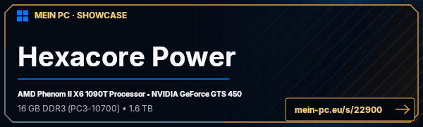 PC-Showcase Hexacore Power von tobyV16 auf MEIN PC