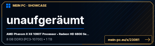 PC-Showcase unaufgeräumt von BubbleGum auf MEIN PC