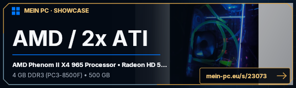 PC-Showcase AMD / 2x ATI von Dannsn auf MEIN PC