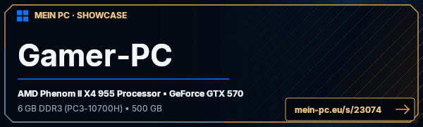 PC-Showcase Gamer-PC von Basdi1 auf MEIN PC