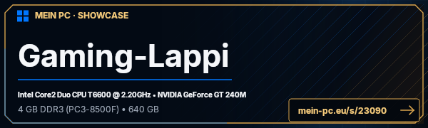 PC-Showcase Gaming-Lappi von MrBejayo auf MEIN PC