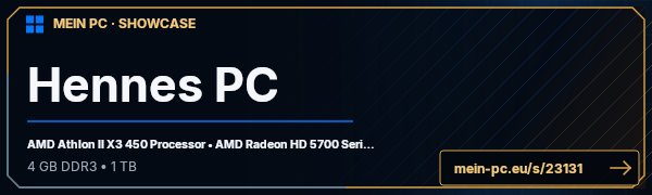 PC-Showcase Hennes PC von PCobolton auf MEIN PC