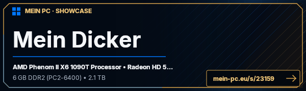 PC-Showcase Mein Dicker von Frodonet auf MEIN PC