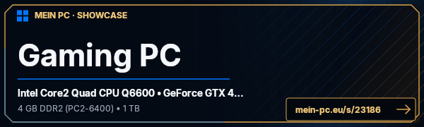 PC-Showcase Gaming PC von Windows_SeVen auf MEIN PC