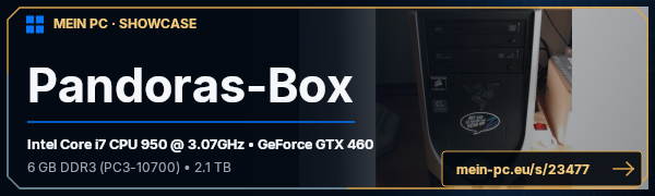 PC-Showcase Pandoras-Box von Headshot auf MEIN PC