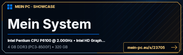 PC-Showcase Mein System von Castrias auf MEIN PC