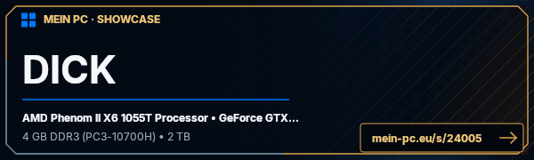 PC-Showcase DICK von G15 auf MEIN PC