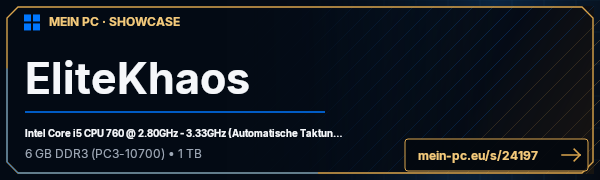 PC-Showcase EliteKhaos von Fail0r auf MEIN PC