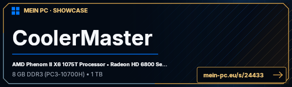 PC-Showcase CoolerMaster von CAsuchtiCA auf MEIN PC