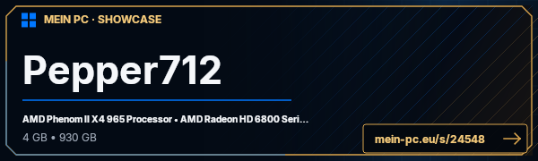 PC-Showcase Pepper712 von Pepper712 auf MEIN PC