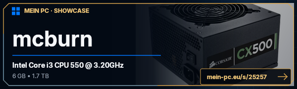 PC-Showcase mcburn von FluffyBunny auf MEIN PC