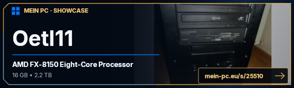 PC-Showcase Oetl11 von oetl11 auf MEIN PC