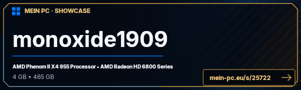 PC-Showcase monoxide1909 von monoxide1909 auf MEIN PC