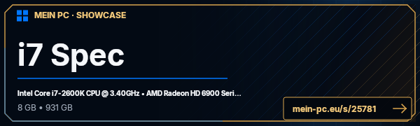 PC-Showcase i7 Spec von Konterer auf MEIN PC