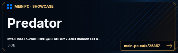 PC-Showcase Predator von skorpion auf MEIN PC