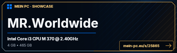 PC-Showcase MR.Worldwide von MR.Worldwide auf MEIN PC