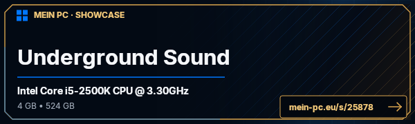 PC-Showcase Underground Sound von LB auf MEIN PC