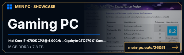 PC-Showcase Gaming PC von KiES auf MEIN PC