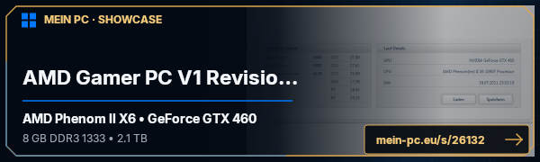PC-Showcase AMD Gamer PC V1 Revision 2 von Pixelstorm auf MEIN PC