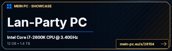PC-Showcase Lan-Party PC von aiiR7 auf MEIN PC