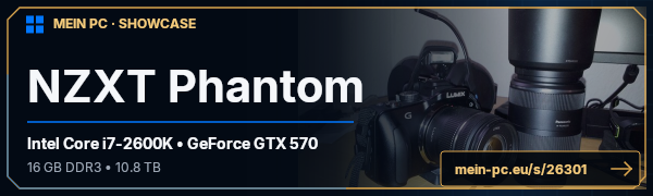 PC-Showcase NZXT Phantom von Manu_Mann auf MEIN PC