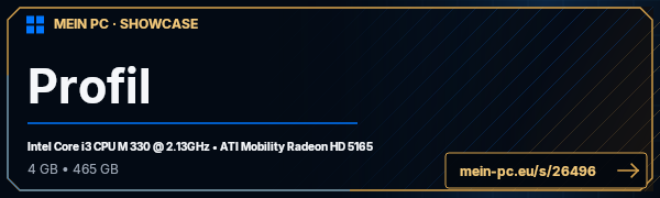 PC-Showcase Profil von Sutti97 auf MEIN PC