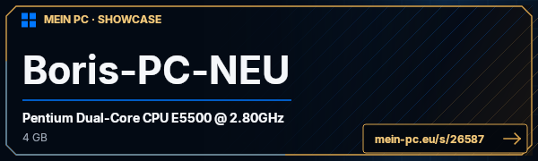 PC-Showcase Boris-PC-NEU von Rekstyler auf MEIN PC